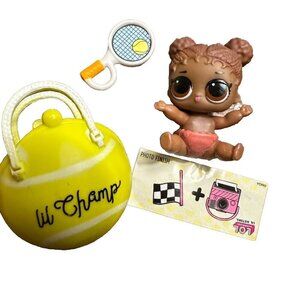 LOL Surprise Doll Series 3 Lil Sisters Lil COURT CHAMP Confetti Baby Toy Gifts